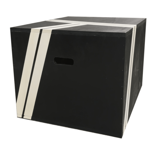 Plyo box zwart wit groot